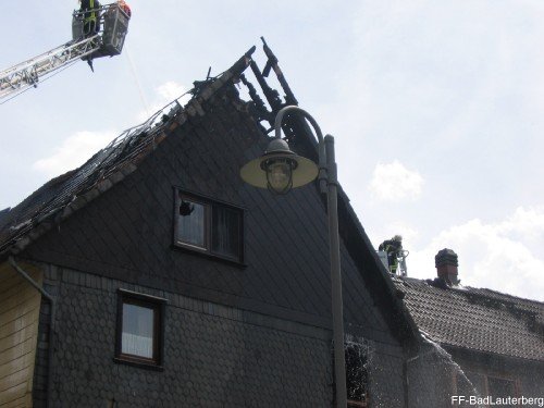 2010_06_06 Dachstuhlbrand St. Andreasberg Breite Strasse 002